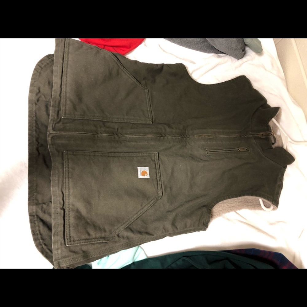 Carhartt green vest